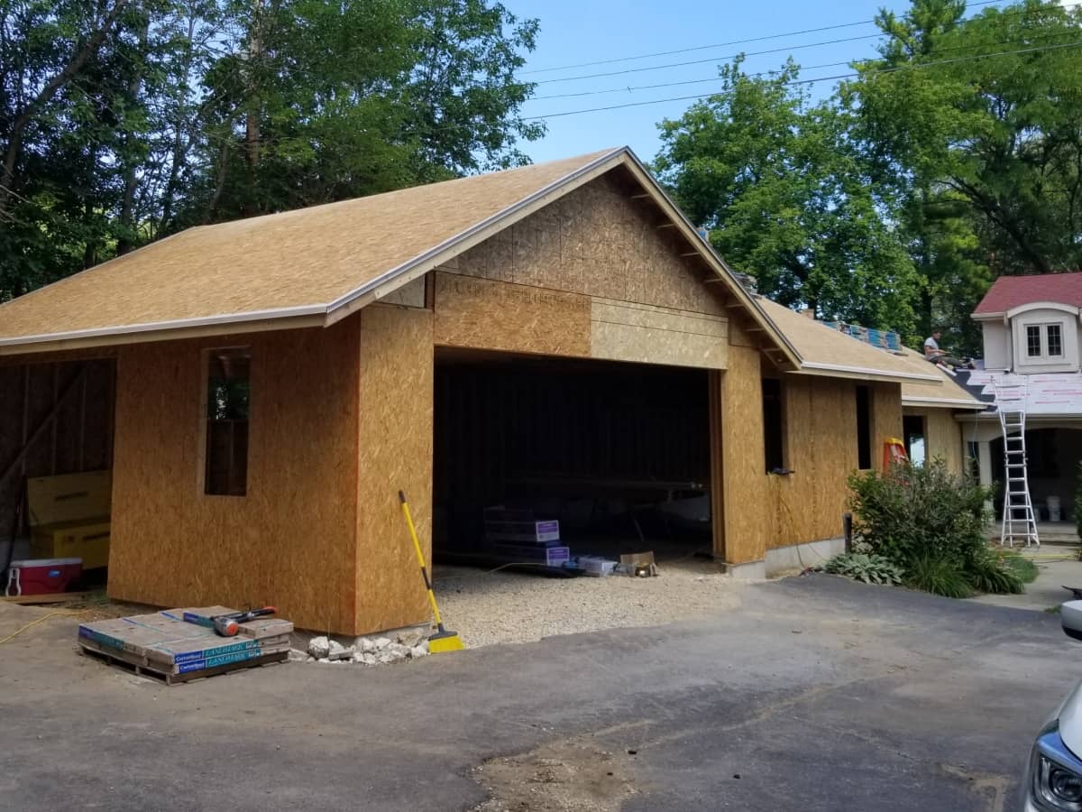 Garage framing pre-build